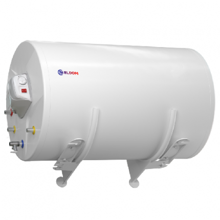 Комбинированный водонагреватель 150л, горизонтальный, эмалированный