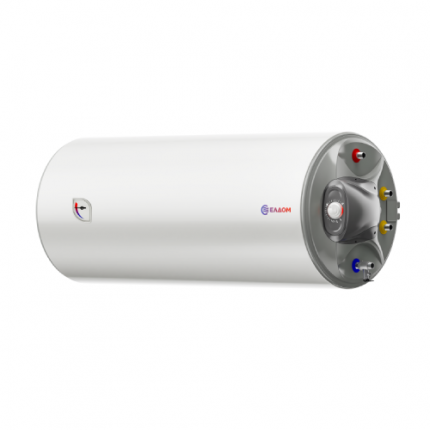 Комбинированный водонагреватель 120л, горизонтальный, эмалированный